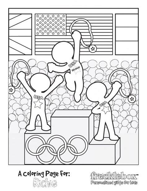 Printable Olympic Coloring Pages